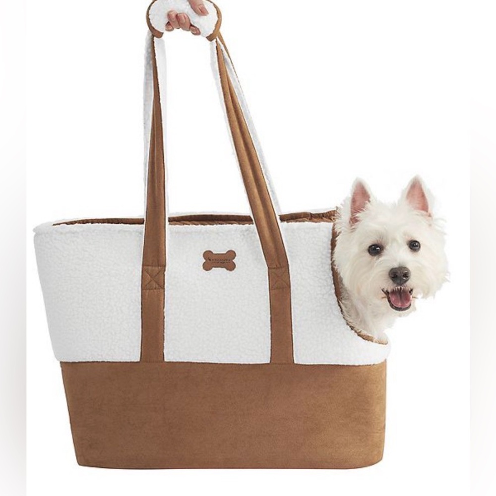 NWT-Koolaburra by UGG Faux Suede and Sherpa Pet Carrier 🐕  🐩
